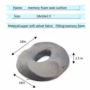 Memory Foam Coccyx Donut Cushion for Nigeria Office Use
