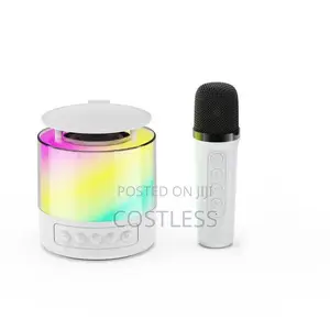 Mini Karaoke Machine Portable Microphone Sound Box Set