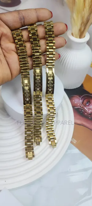 Titanium Gold Hand Chain Bracelet