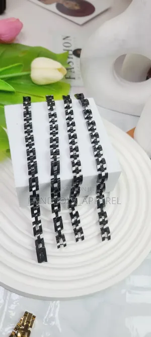 Black Male Hand Chain Bracelet