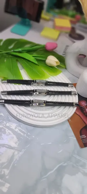 Silver Leather Magnetic Strap Bracelet