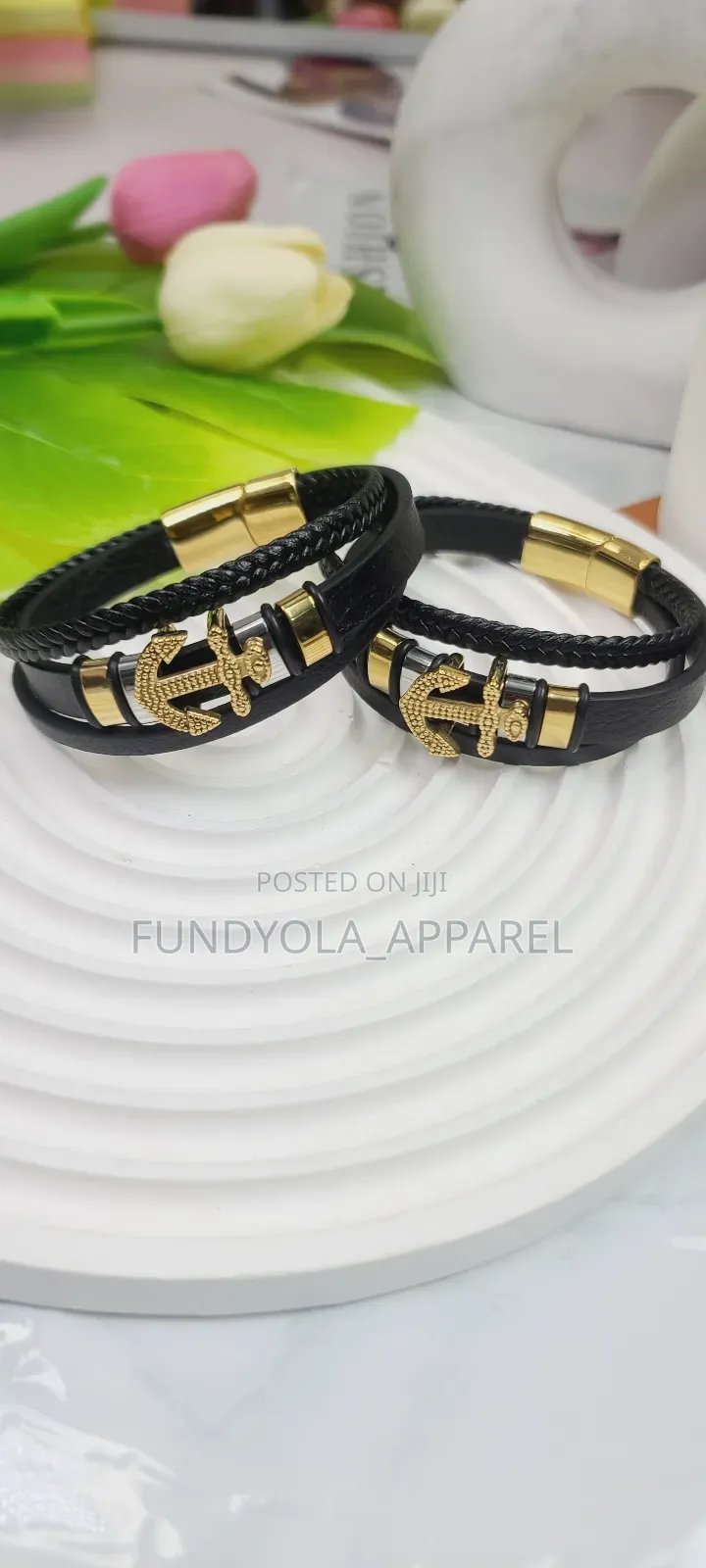 Anchor Colour Mix Hand Bracelet