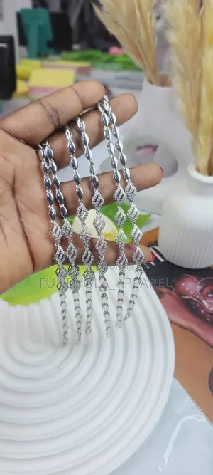 Silver Cz Hand Chain
