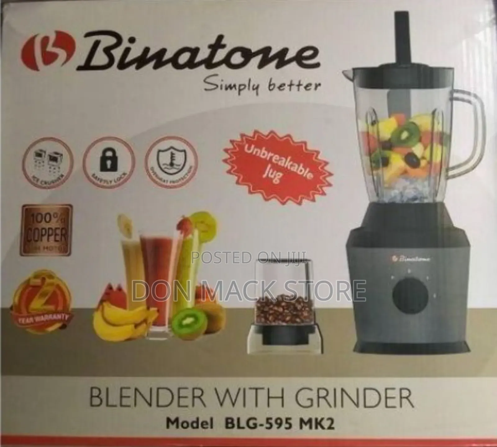 Binatone 1.5l Blender /Grinder/Smoothie Maker