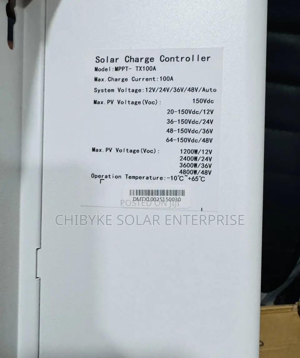 100a MPPT Solar Charge Controller