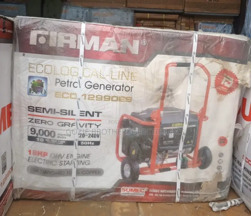 Firman 10kva Generator With Key and Tyre