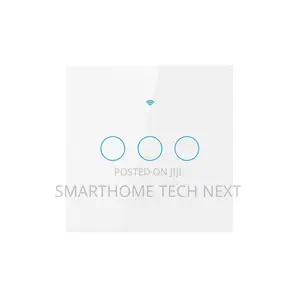 3 Gang White Smart Wifi Light Switch – Tuya Compatible