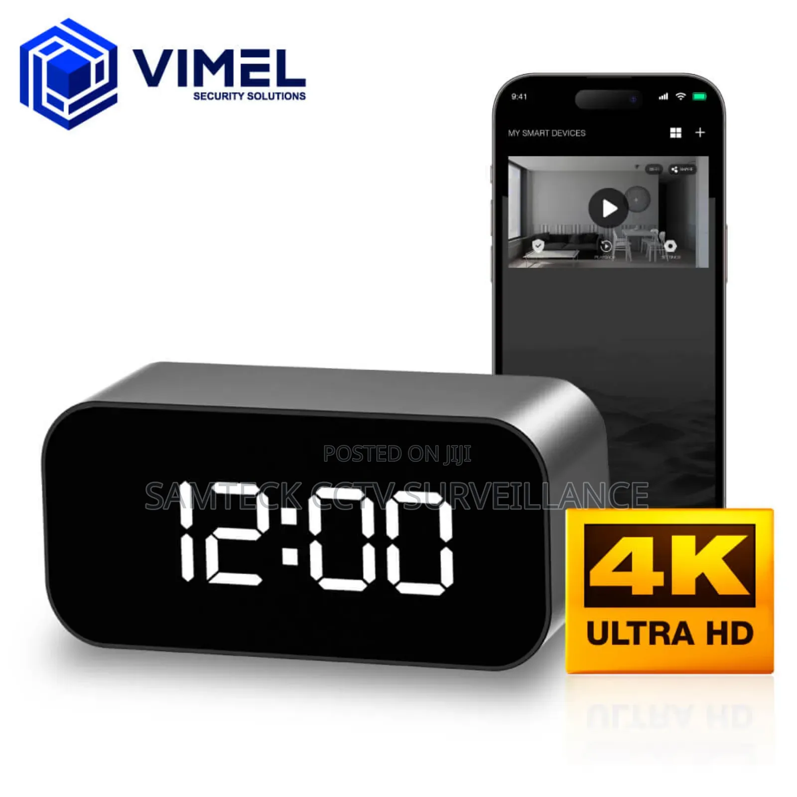  Spy Table Clock Smart Camera