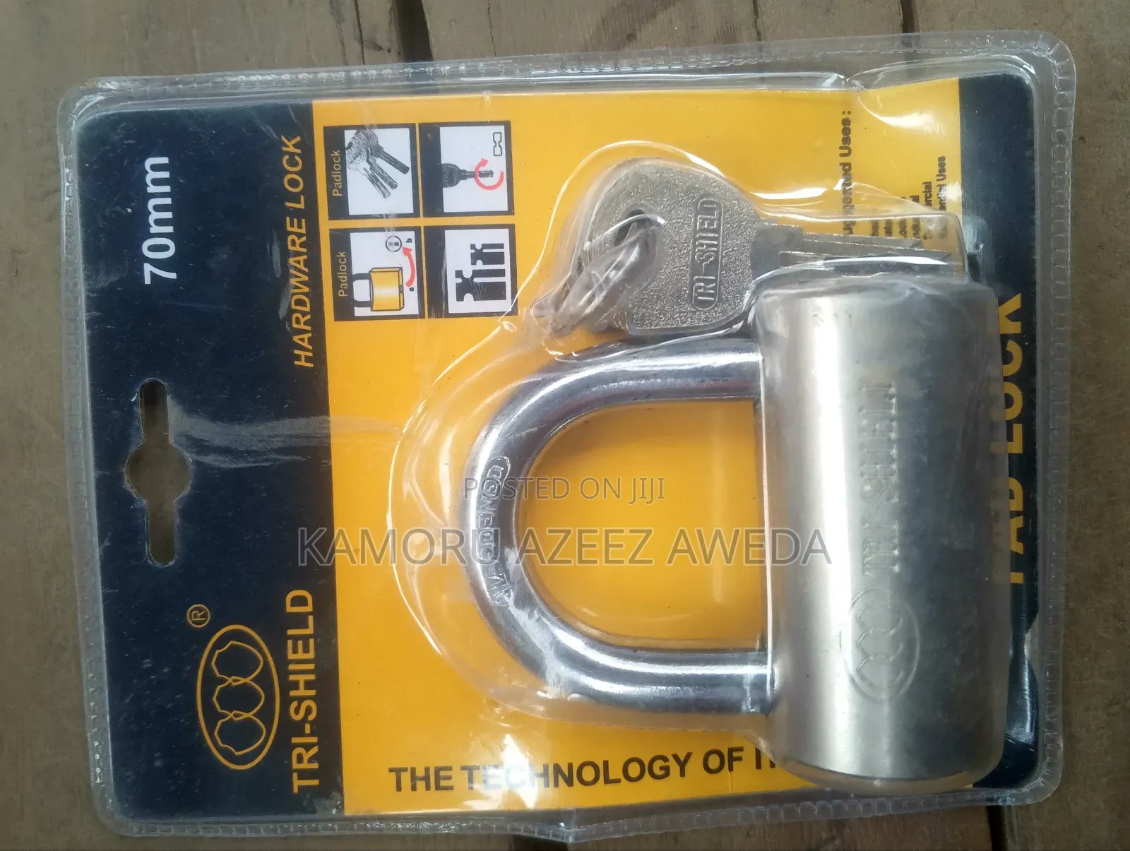 Tri-Sheild Padlock Original
