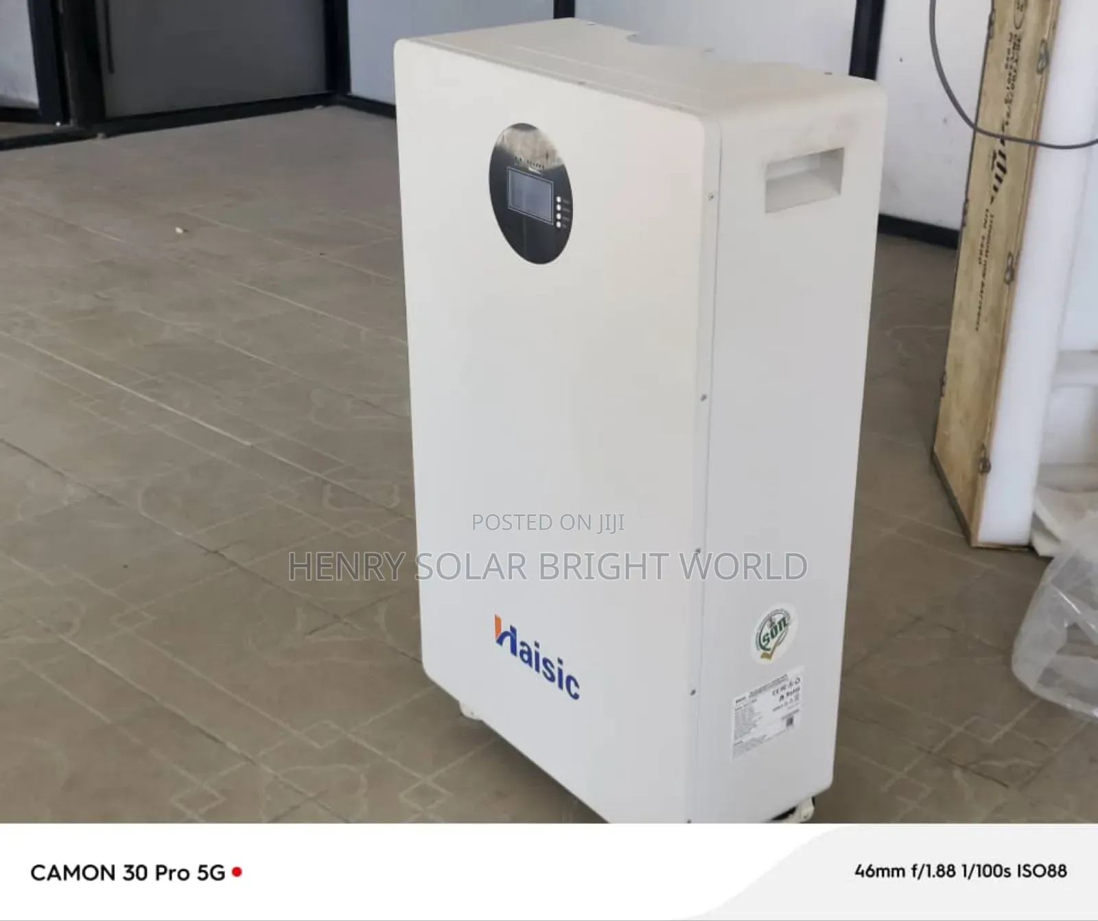 Haisic 15kwh 51.2v Lithium Battery