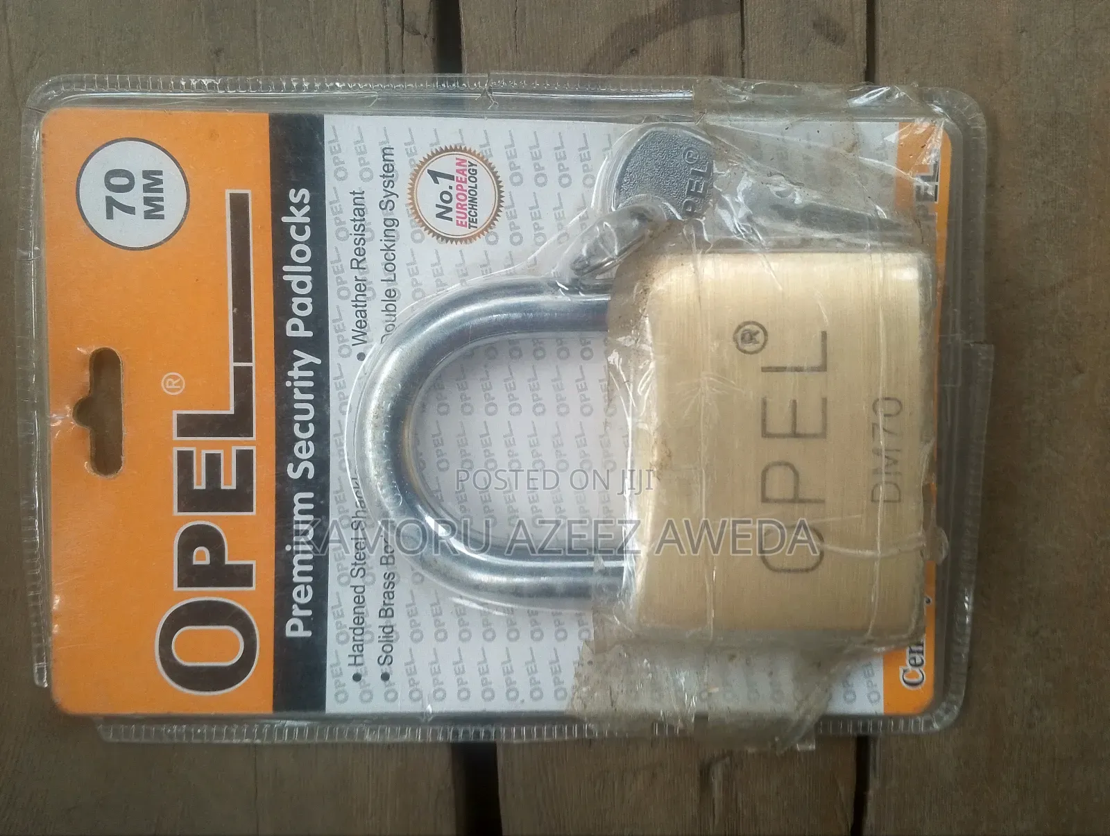 Opel Brass Padlock Garmany