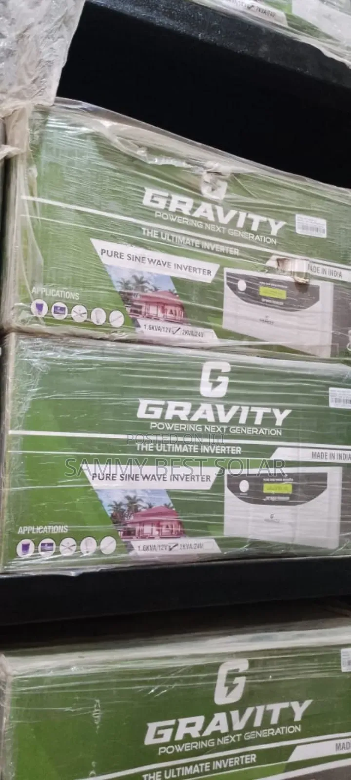 1.6kva/12v Gravity Solar Inverter Available Right Now.