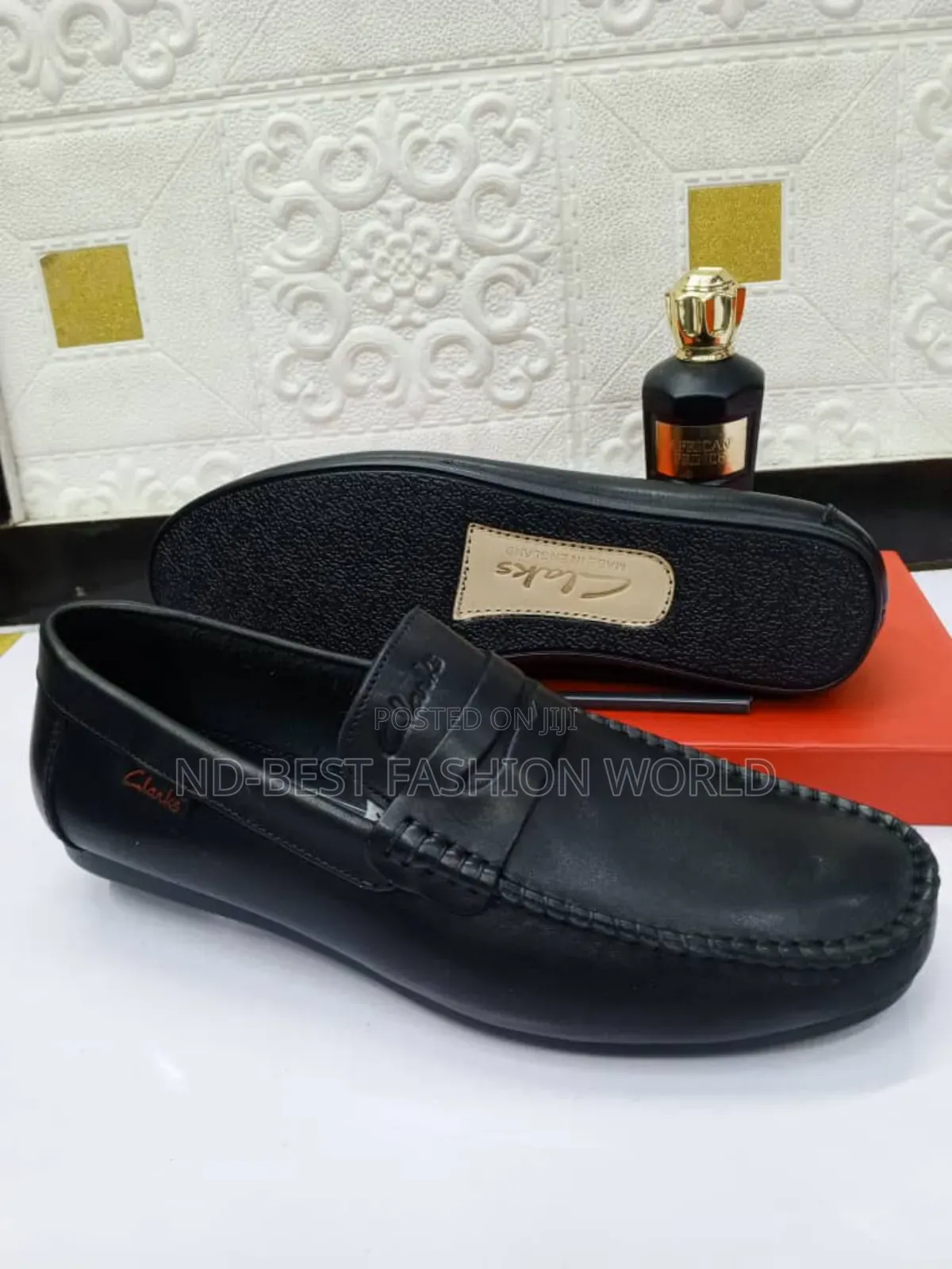 Black Men's Flat Shoes