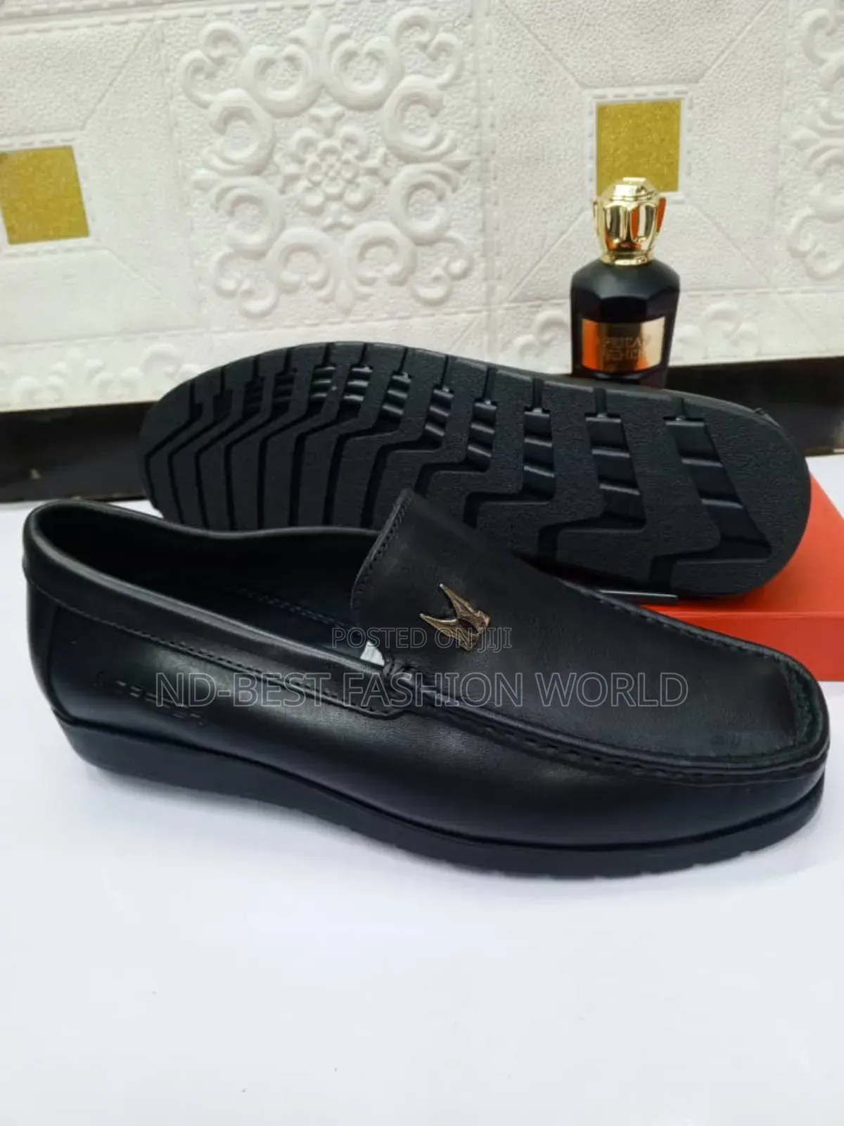 Black Men's Flat Shoes