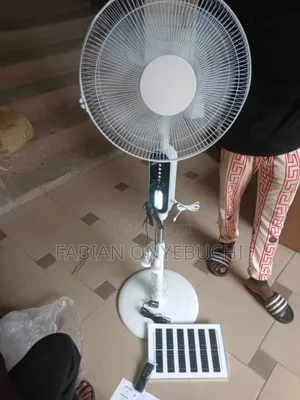 Solar Electric Fan/ Dual Power a/C /Dc