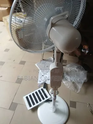 Solar Electric Fan/ Dual Power a/C /Dc