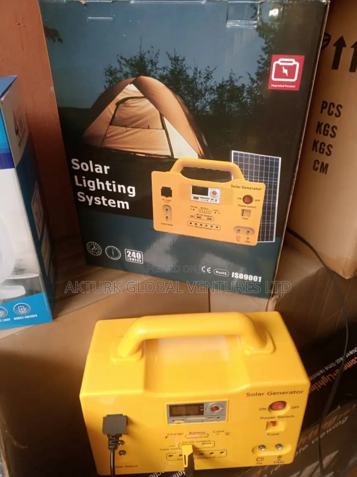 330 Watts Solar Generator With 50 Watts Panel