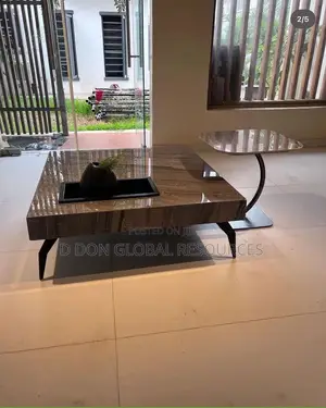 Wooden Center Table With Side Stool