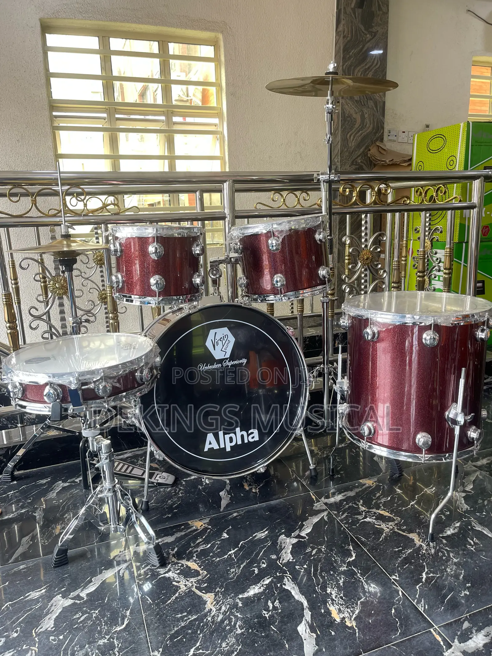Virgin Uk Alpha 5 Piece Drum Sets