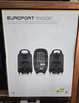 Behringer Europort Ppa500bt Compact 500-Watt, Bluetooth Pa