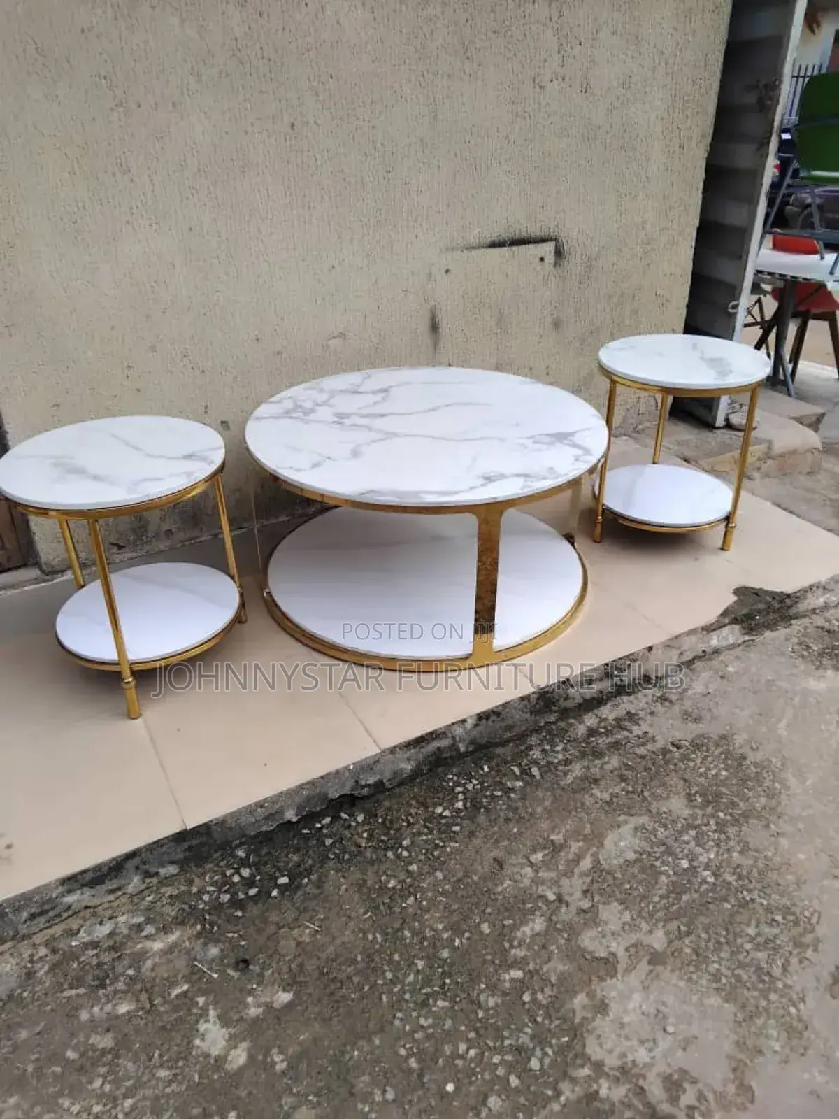 Round Marbel Center Table