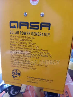 500w Qasa Solar Generator/System