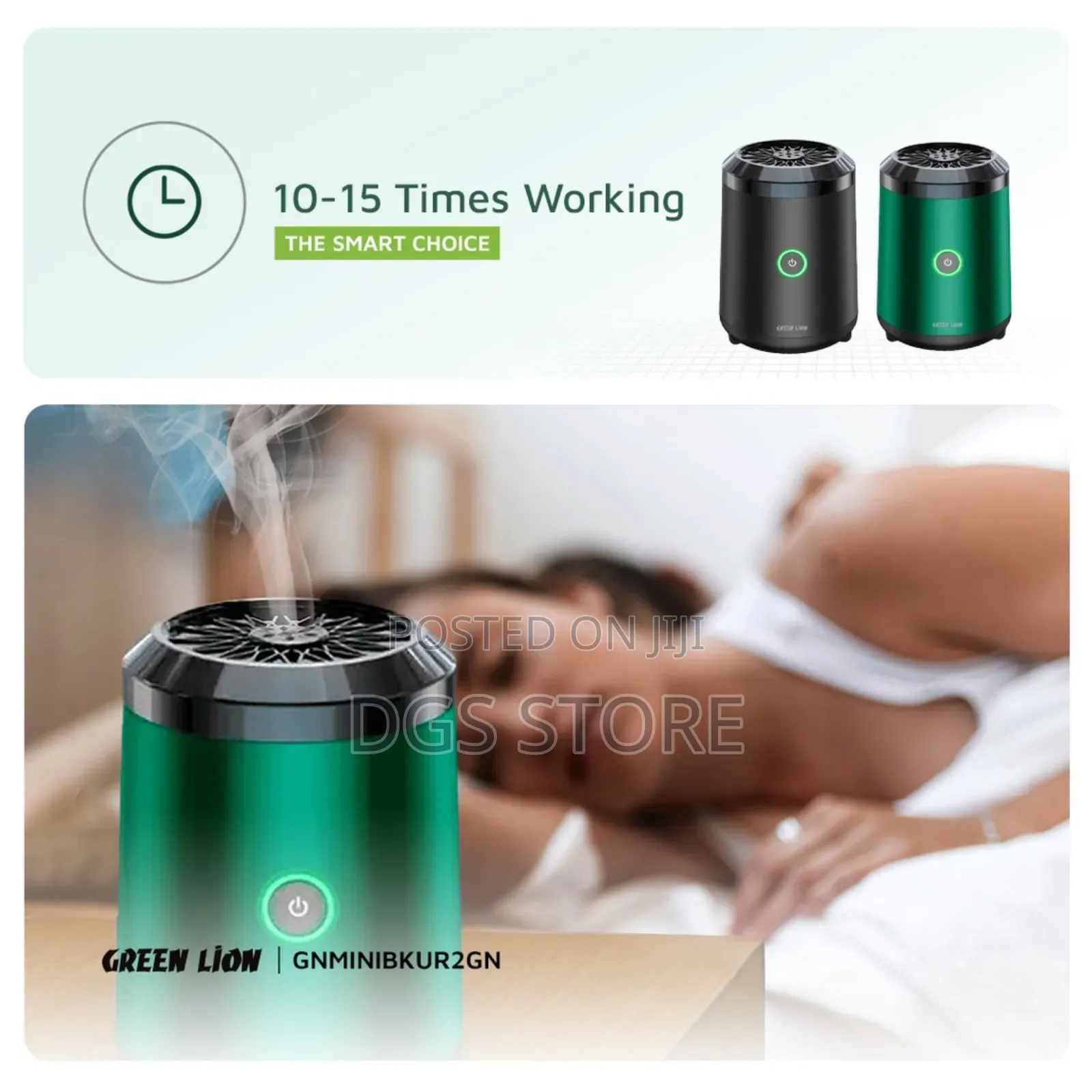 Green Lion Mini Bakhour Lite Incense Burner