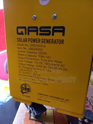 500w Qasa Solar Generator/System