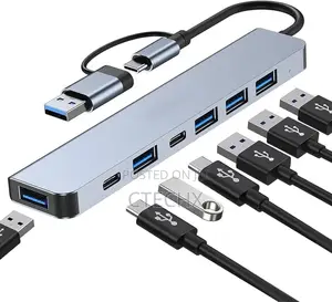 Photo - 7 in 1 Multiport Usb-C Hub Splitter Adapter