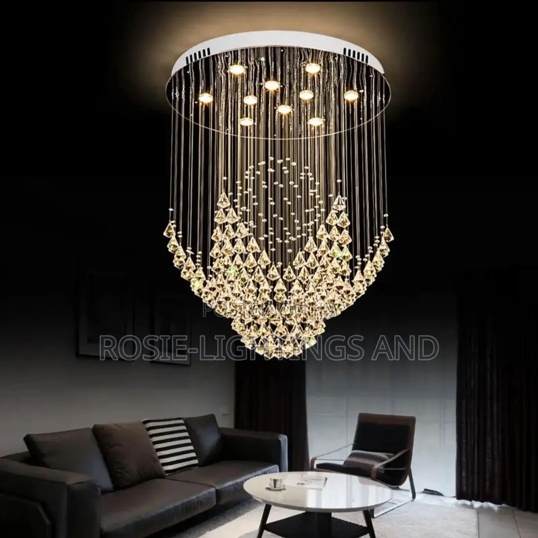 Large Crystal Chandelier Round Diamond Led (600 by 1000)