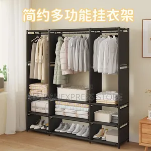 Heavy-Duty Large Capacity Wardrobe Closet. (Alv33n1)