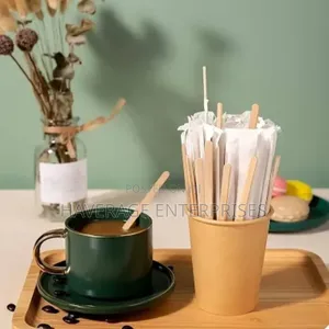 Wrap Wooden Tea/Coffee Stirrers Sticks - Pack of 1000