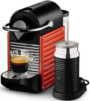 Nespresso Pixie Machine + Milk Frother