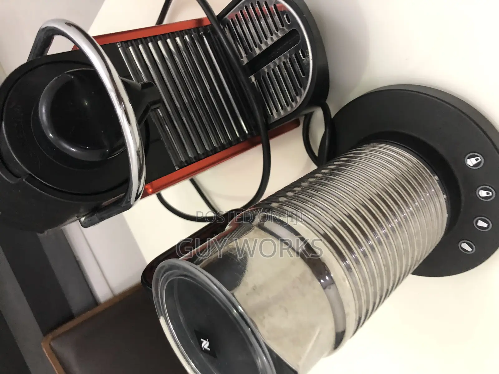 Nespresso Pixie Machine + Milk Frother