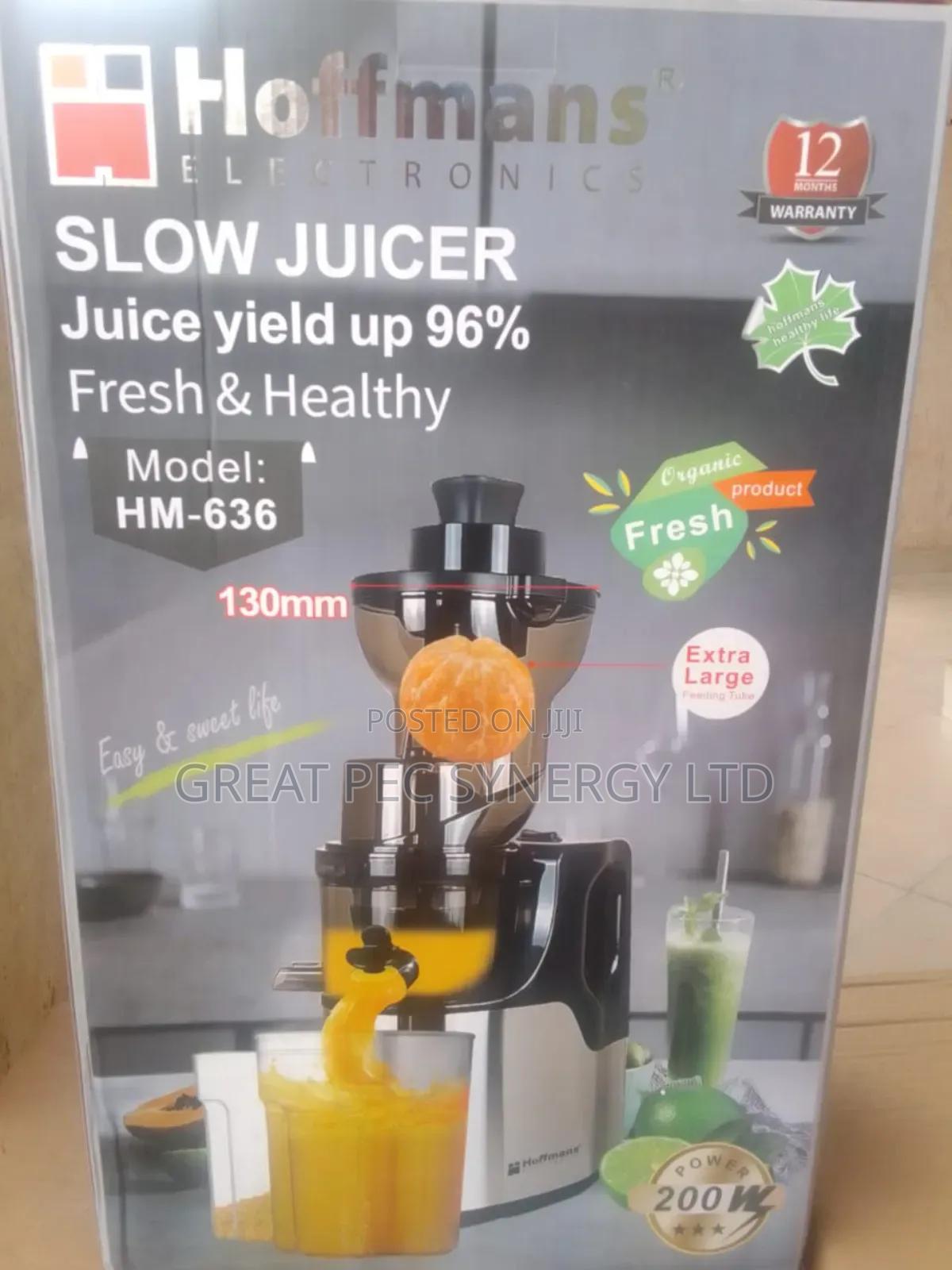 Hoffman Slow Juicer - Juice Extractor