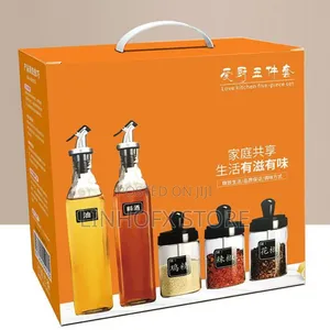 5pcs Oil and Spice Jar