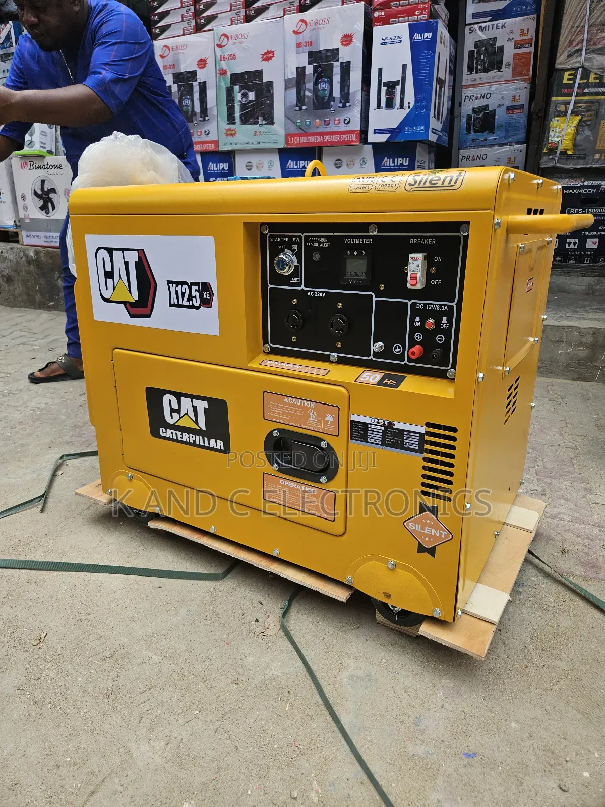 Cat 10kva Diesel Soundproof Generator 100%Copper Wire