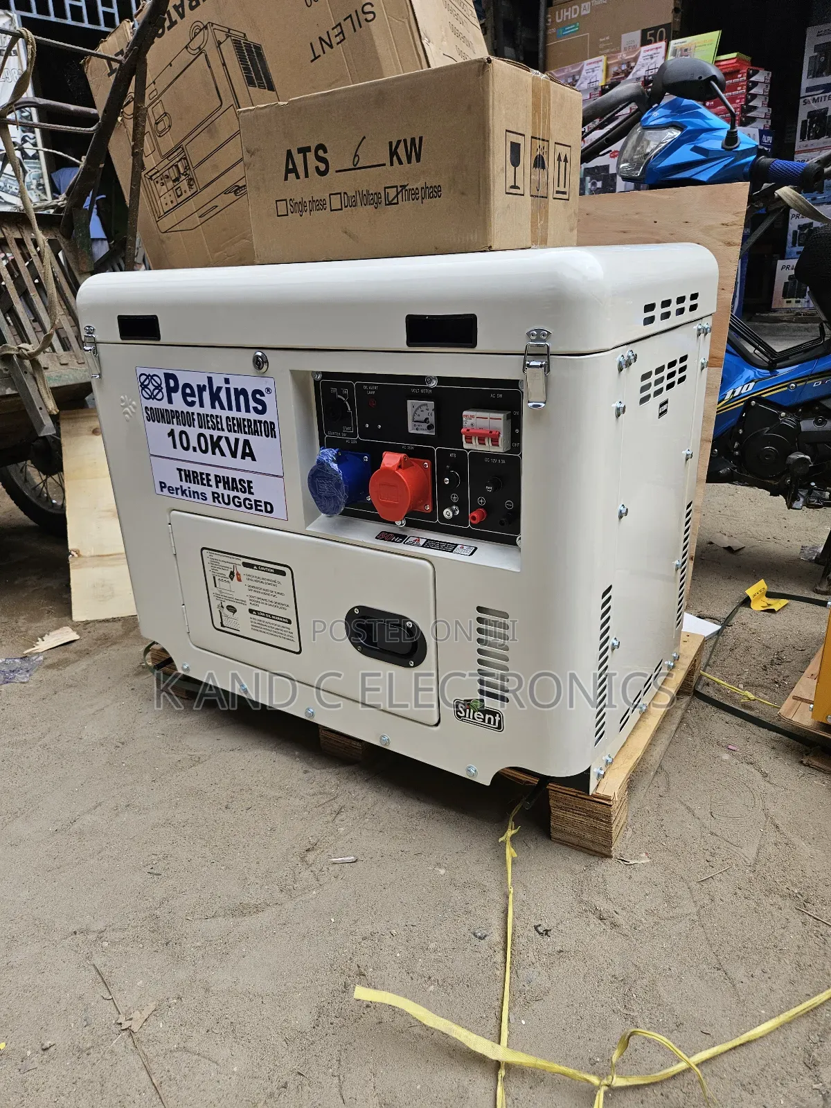 Perkins 10kva Diesel Soundproof Generator