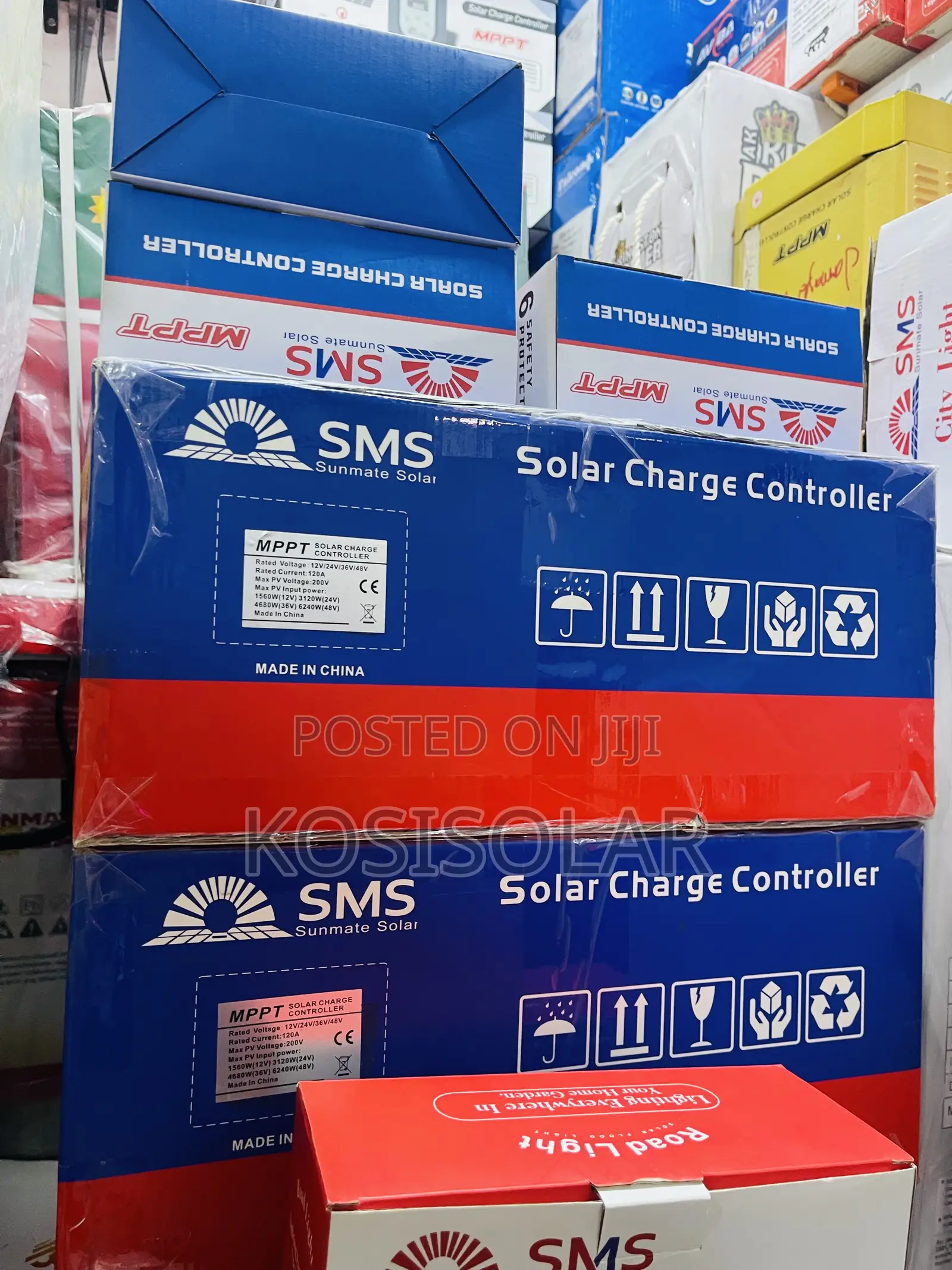 120ah 12/24/36/48v SMS Charge Controller