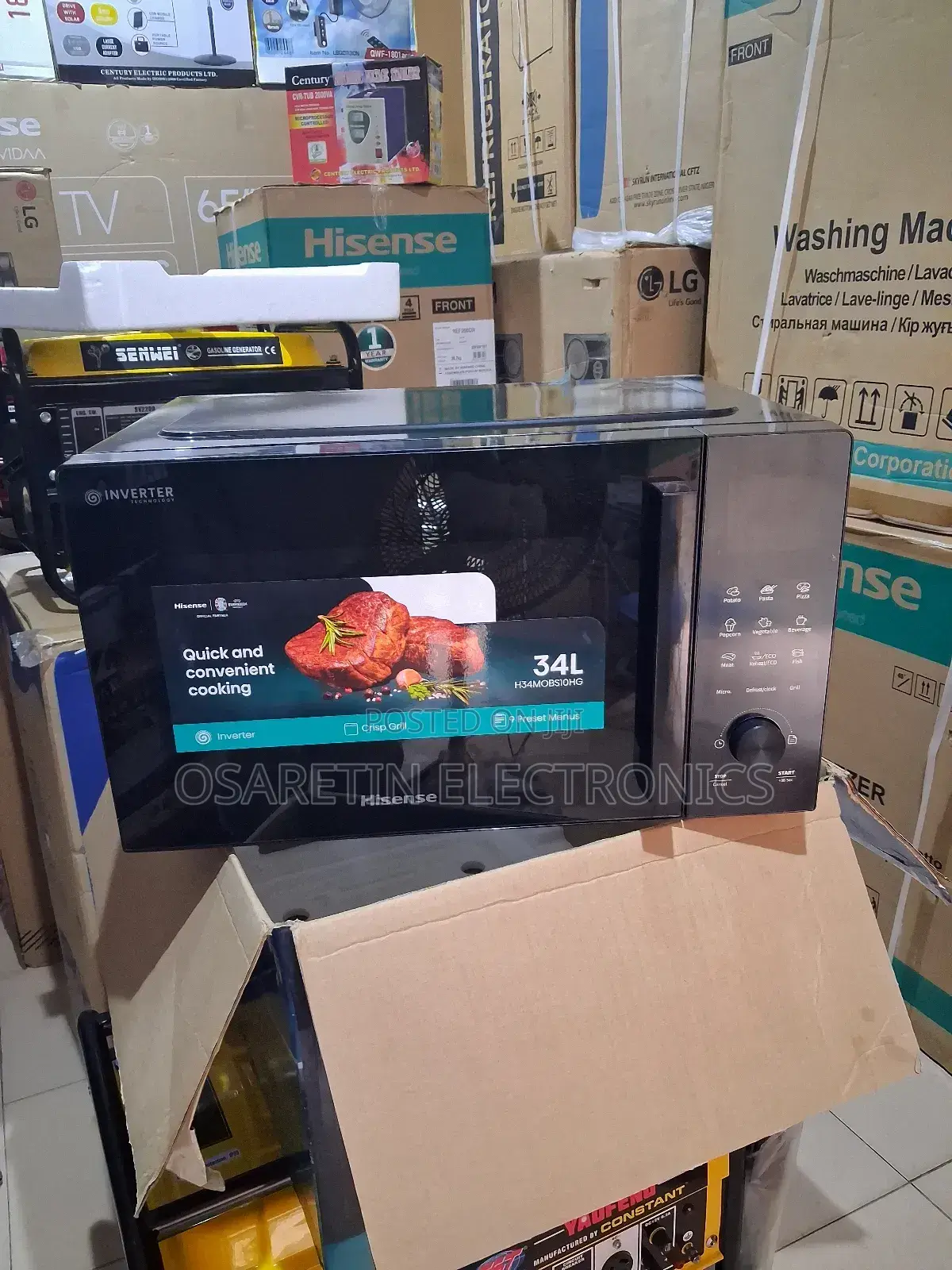 Hisense Microwave 34 Litre Inverter