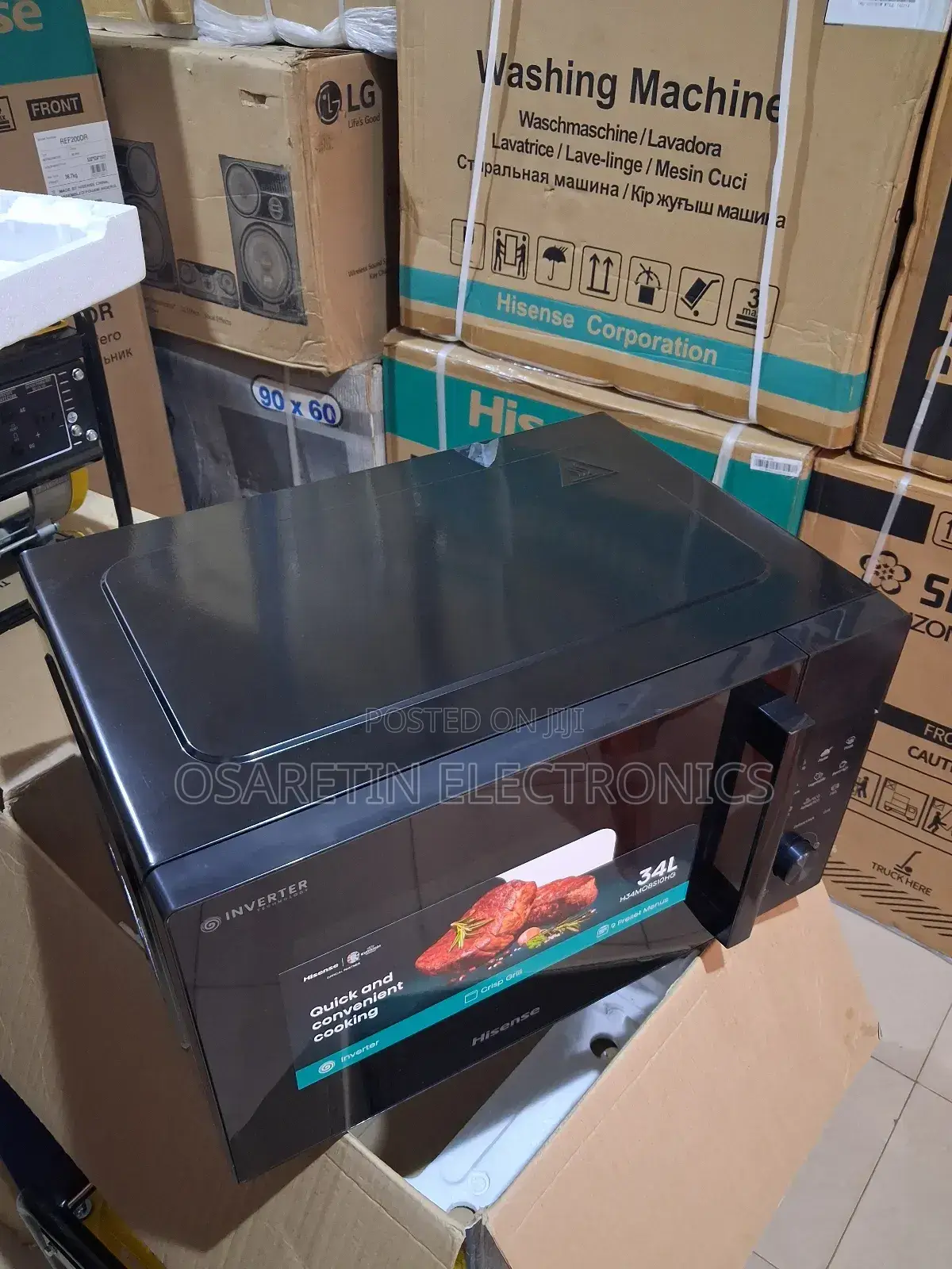 Hisense Microwave 34 Litre Inverter