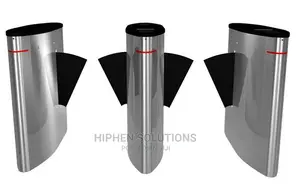 Turnstiles Fingerprint Tripod Turnstile Gate With RFID