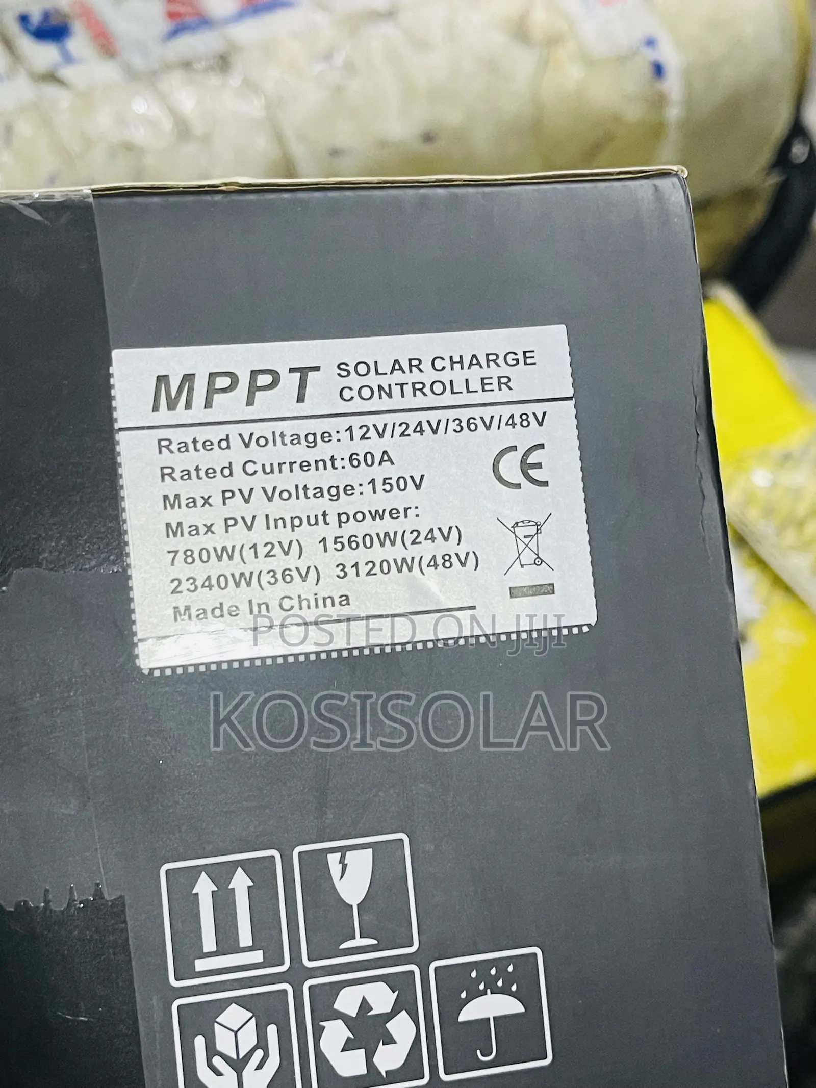 60ah 12/24/36/48v Sunfield Solar Charge Controller