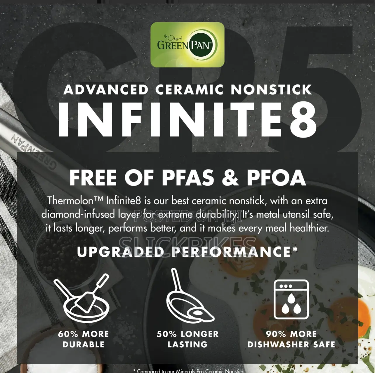 Gp5 Infinite8 Ceramic Nonstick 11-Piece Cookware Set