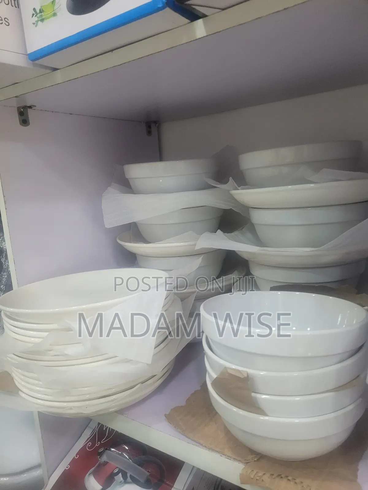 Set of Plates and Bowls.