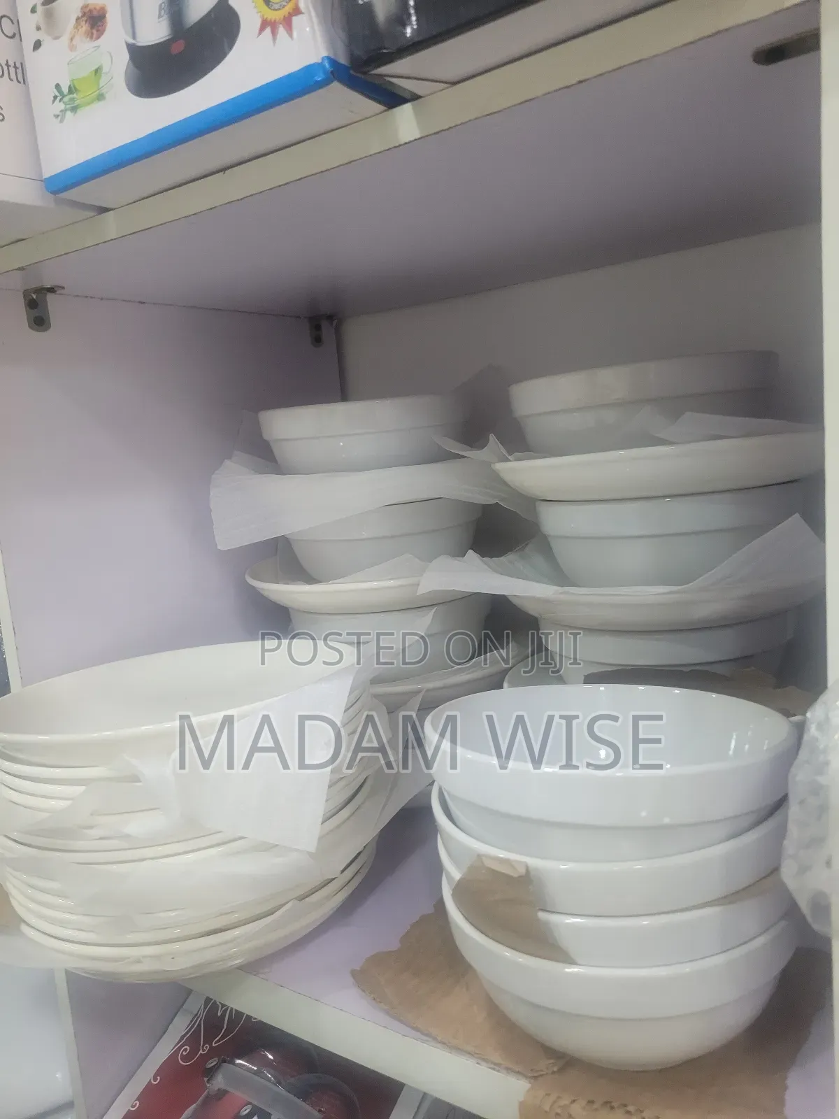 Set of Plates and Bowls.