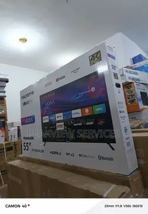 Polystar 55′′ Frameless Smart Tv – High Contrast Pv‐Hk55flsm