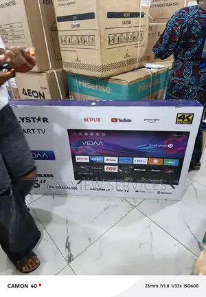 Polystar 55′′ Smart Tv –Smooth Streaming, Noise Reduction