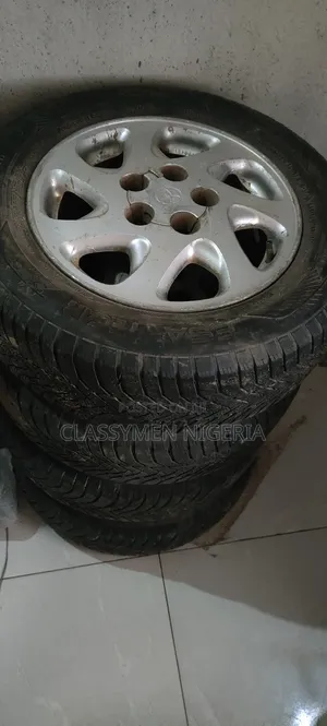 Clean Alloy Rims + Barely Used Tires 195/65/15 (Camry, Corolla, Civic)
