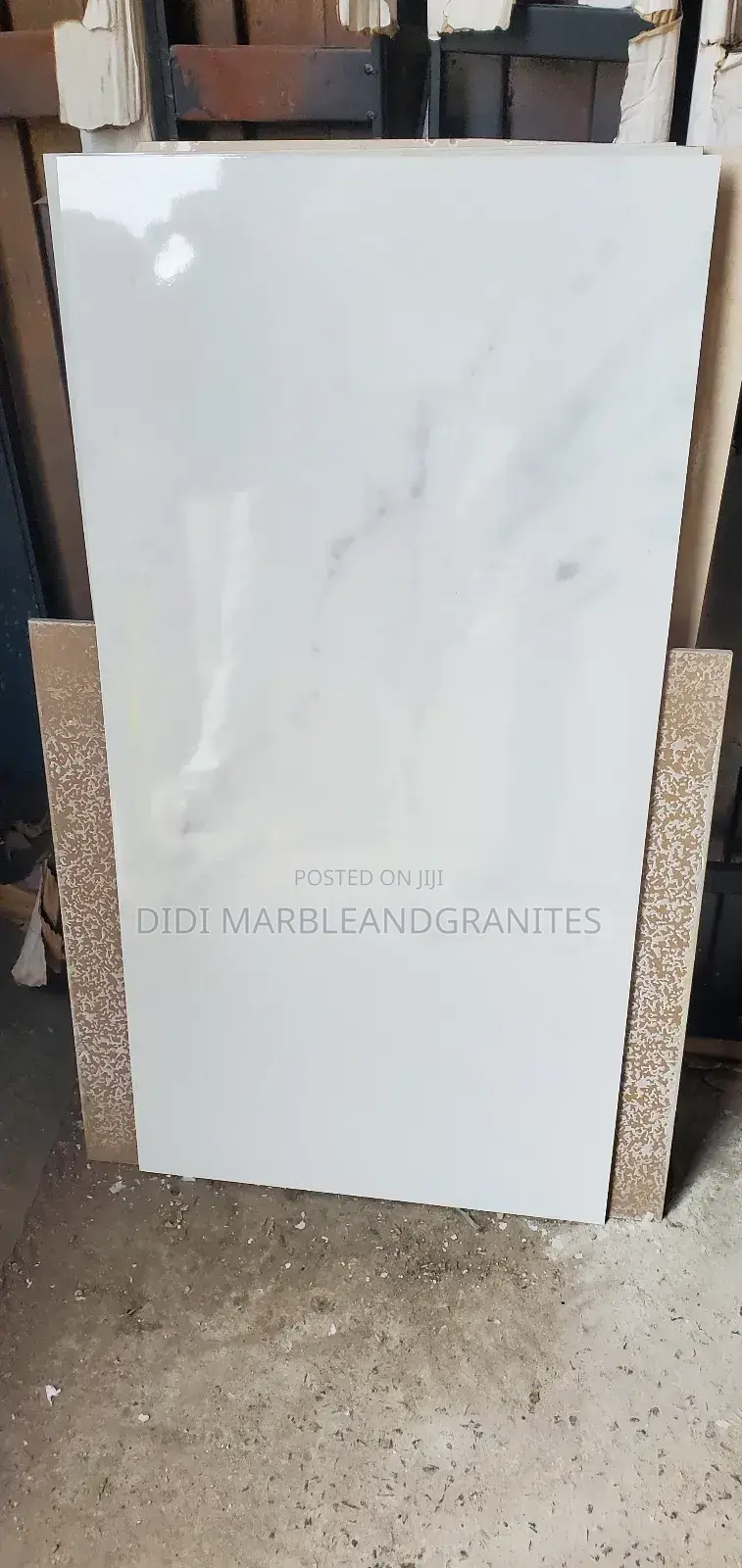 Plain White Spanish Floor Tiles 60x120